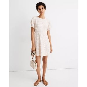 NWT Madewell Tie-Sleeve Retro Dress in Dutch Dandelions Sz 4